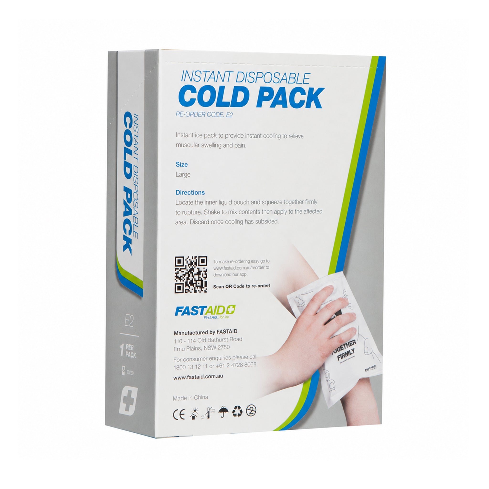 FastAid E2 Instant Cold Pack Large