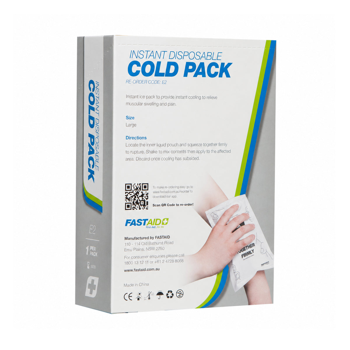 FastAid E2 Instant Cold Pack Large