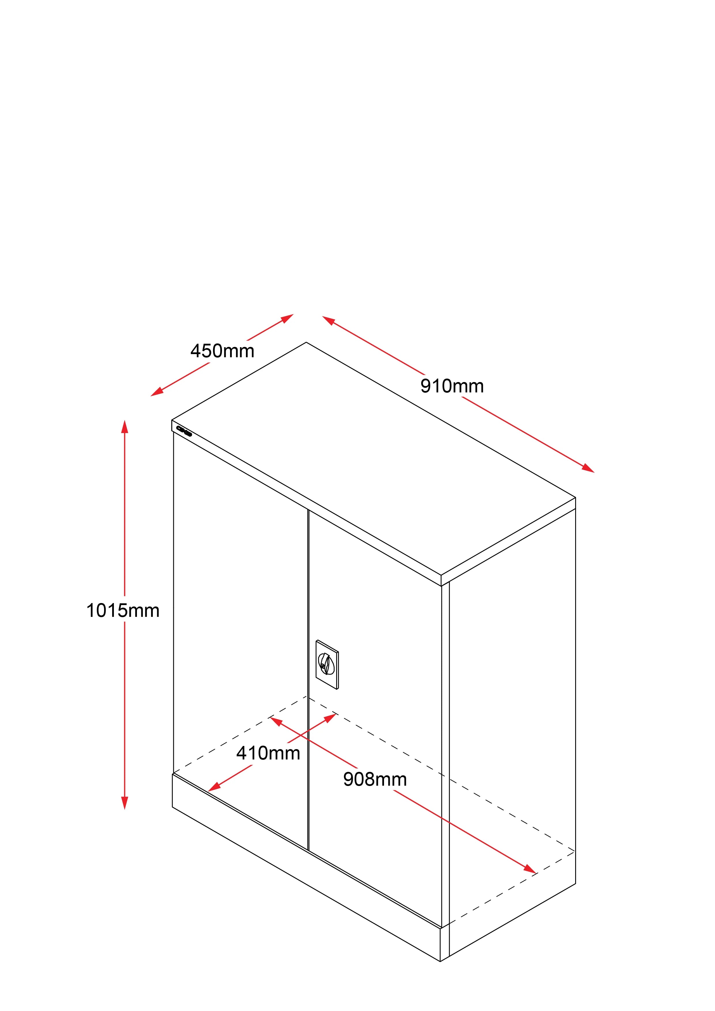 FastAid First Aid Room Storage Cupboard