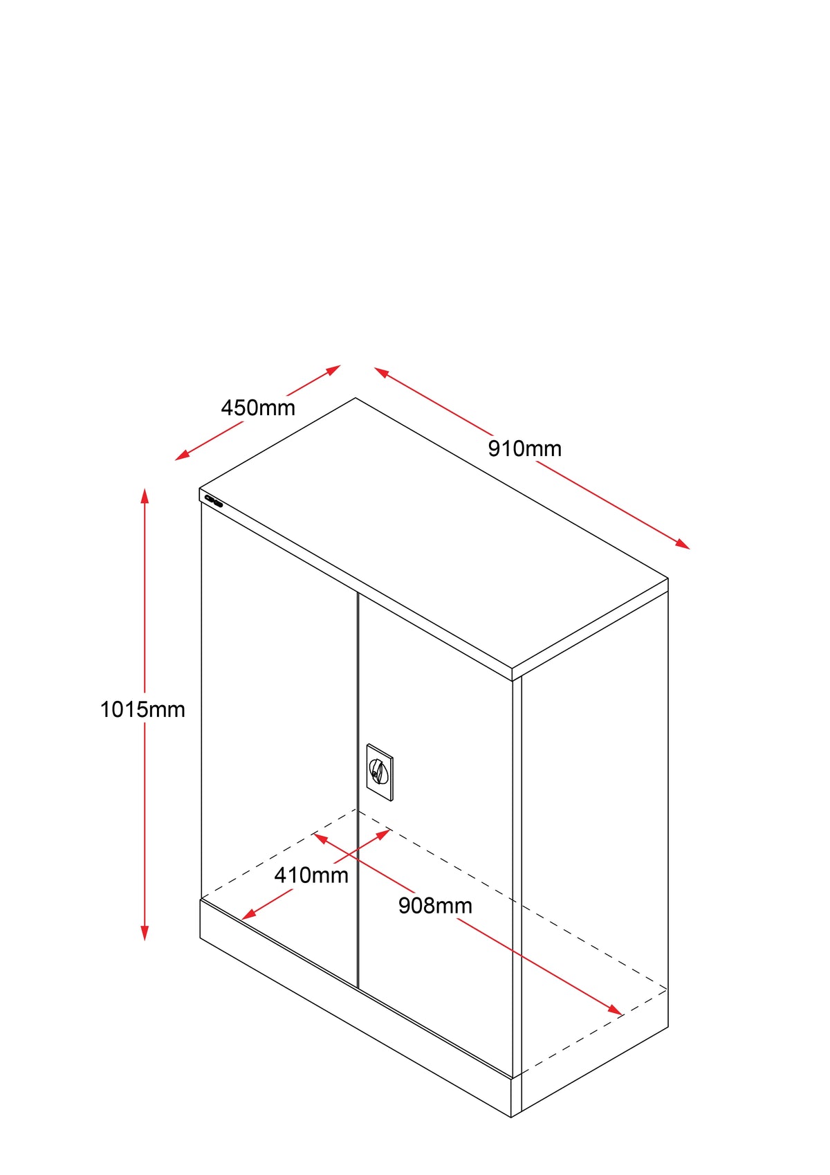 FastAid First Aid Room Storage Cupboard