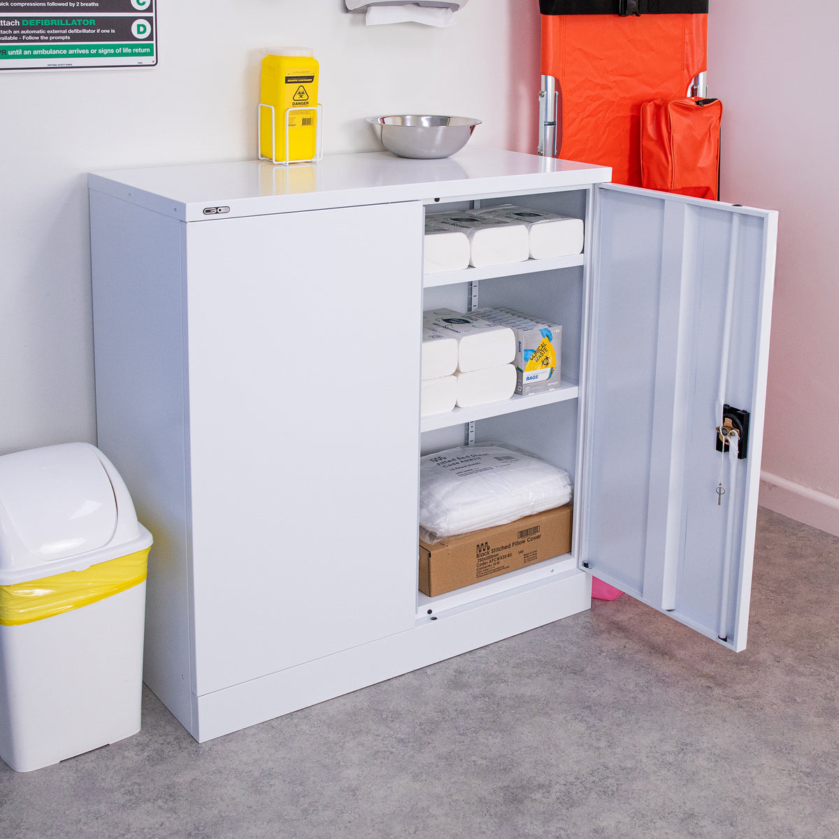 FastAid First Aid Room Storage Cupboard