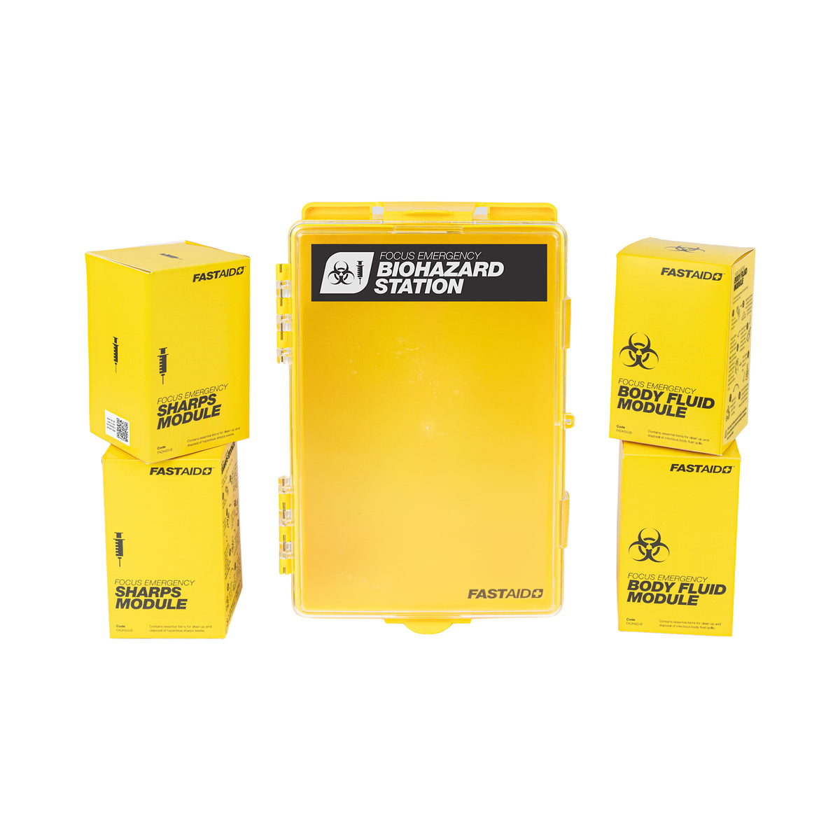 FastAid Focus™ Emergency Biohazard Station