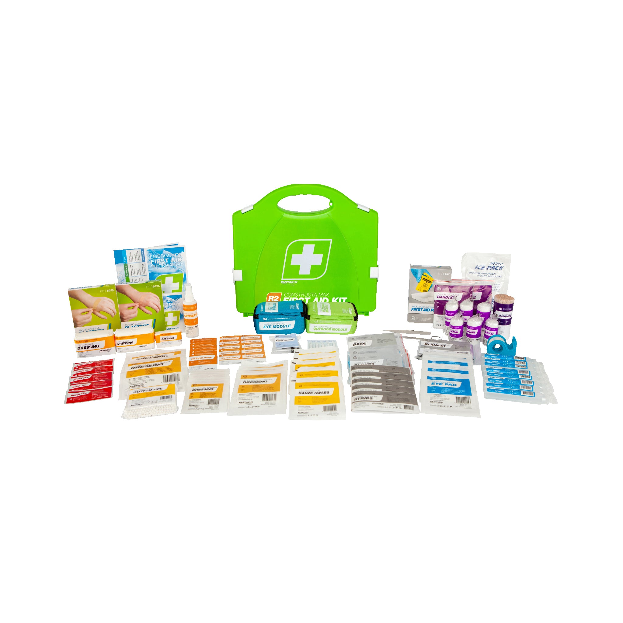 FastAid R2 Constructa Max™ Plastic Portable First Aid Kit