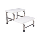 FastAid Stainless Steel Double Tread Step
