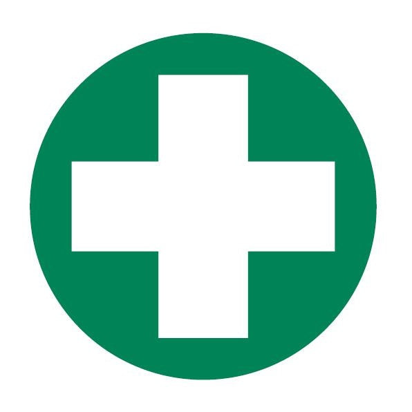 FastAid Cross Only Decal 50mm 12pk