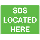 FastAid SDS Located Here Sign 600 x 400mm