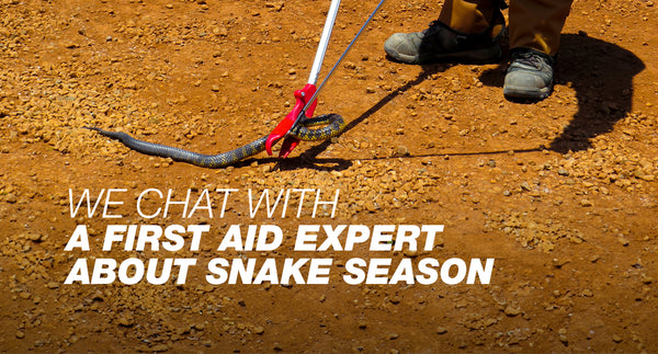 We chat with a first aid expert about snake season