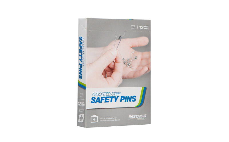 E7, Assorted Safety Pins, 12pk
