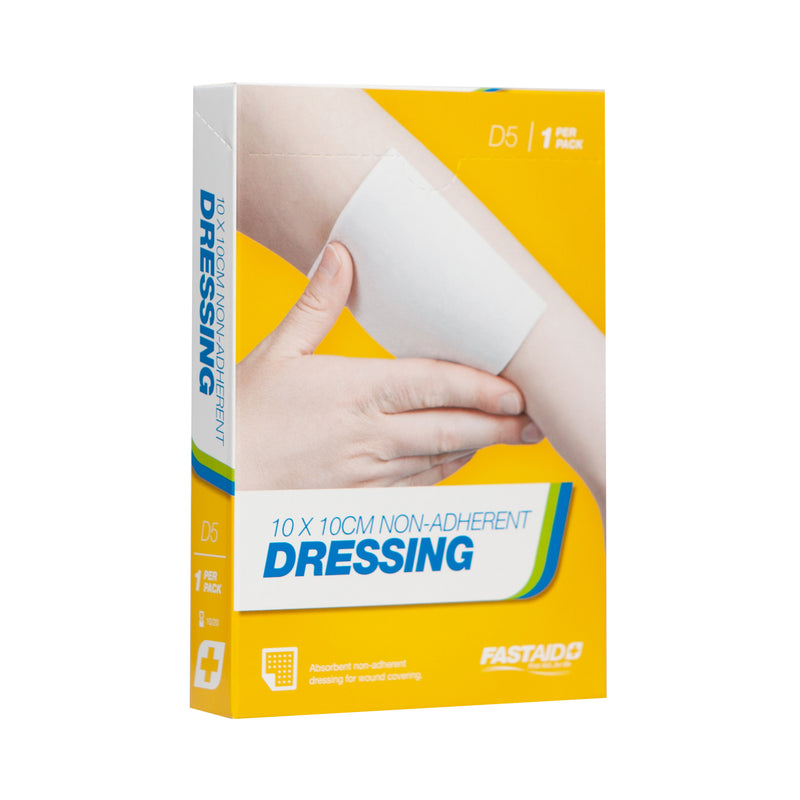 FastAid D5 Non-Adherent Dressing 10 x 10 1pk