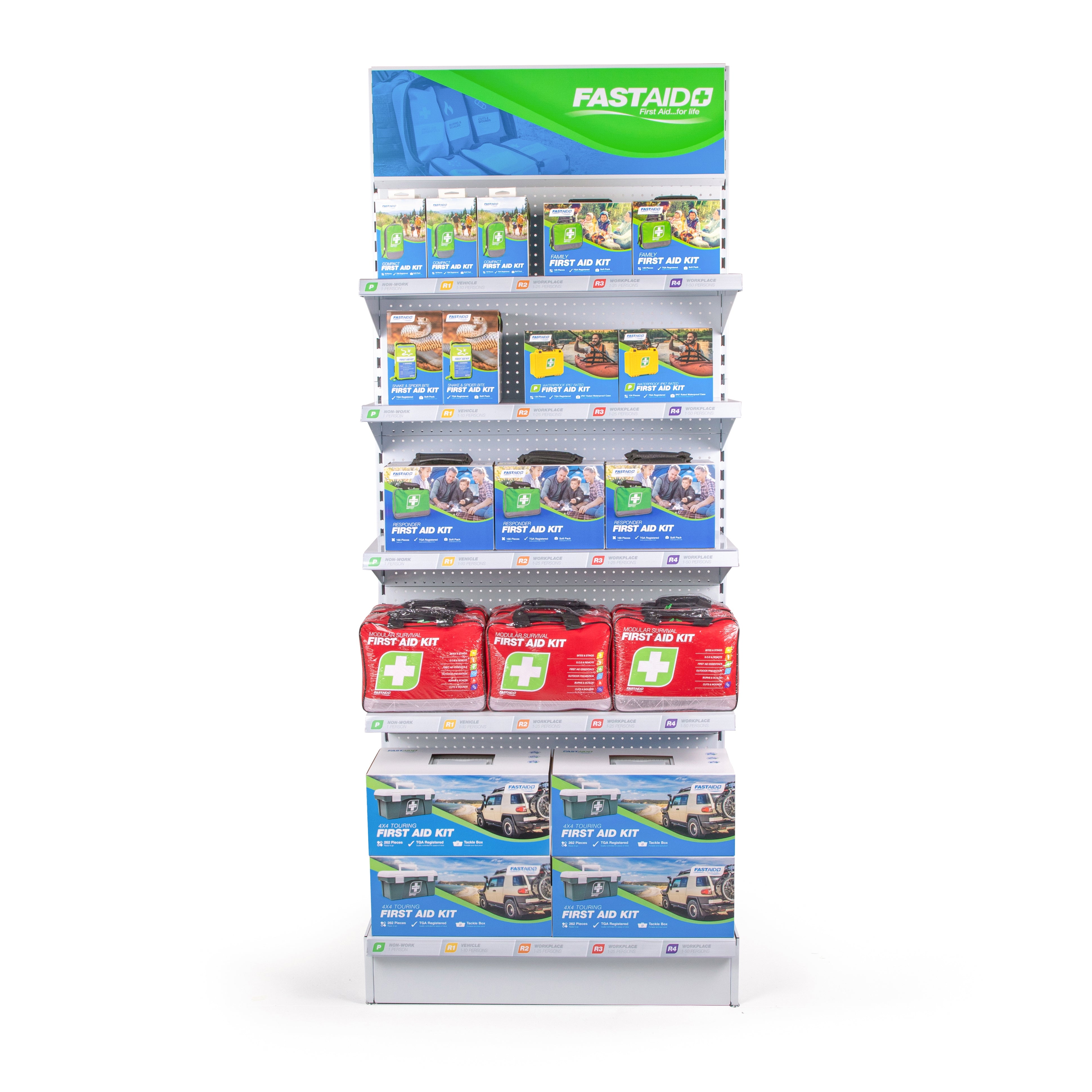FastAid Recreation Platinum Best-Sellers Display Stand