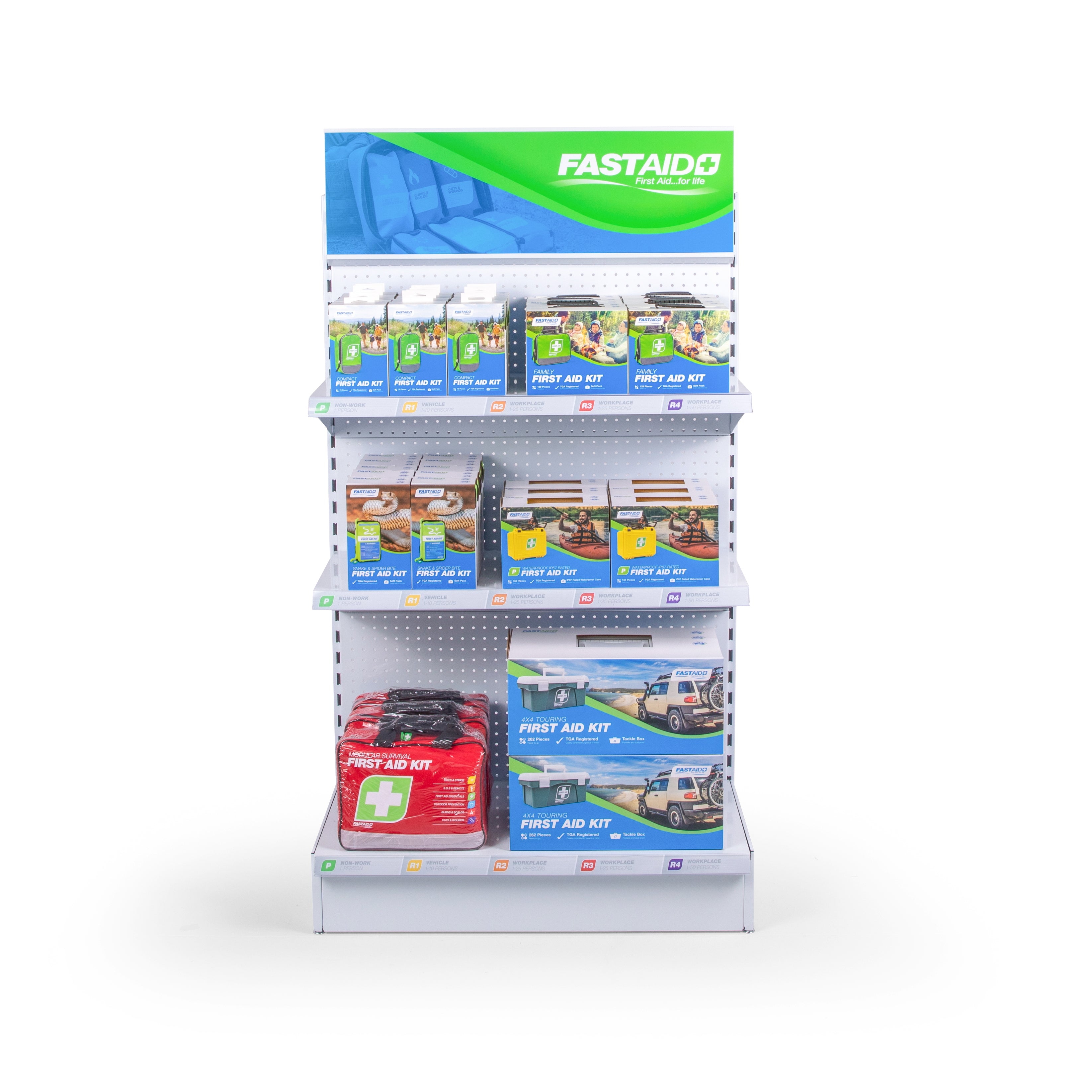 FastAid Recreation Premium Best-Sellers Display Stand