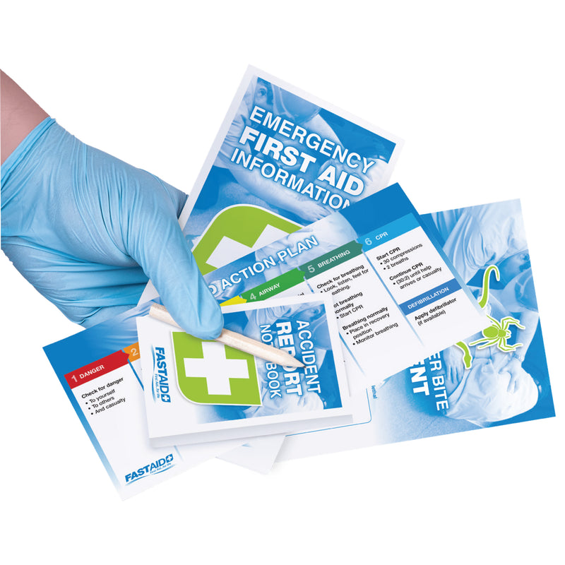 FastAid E11 First Aid Literature Pack