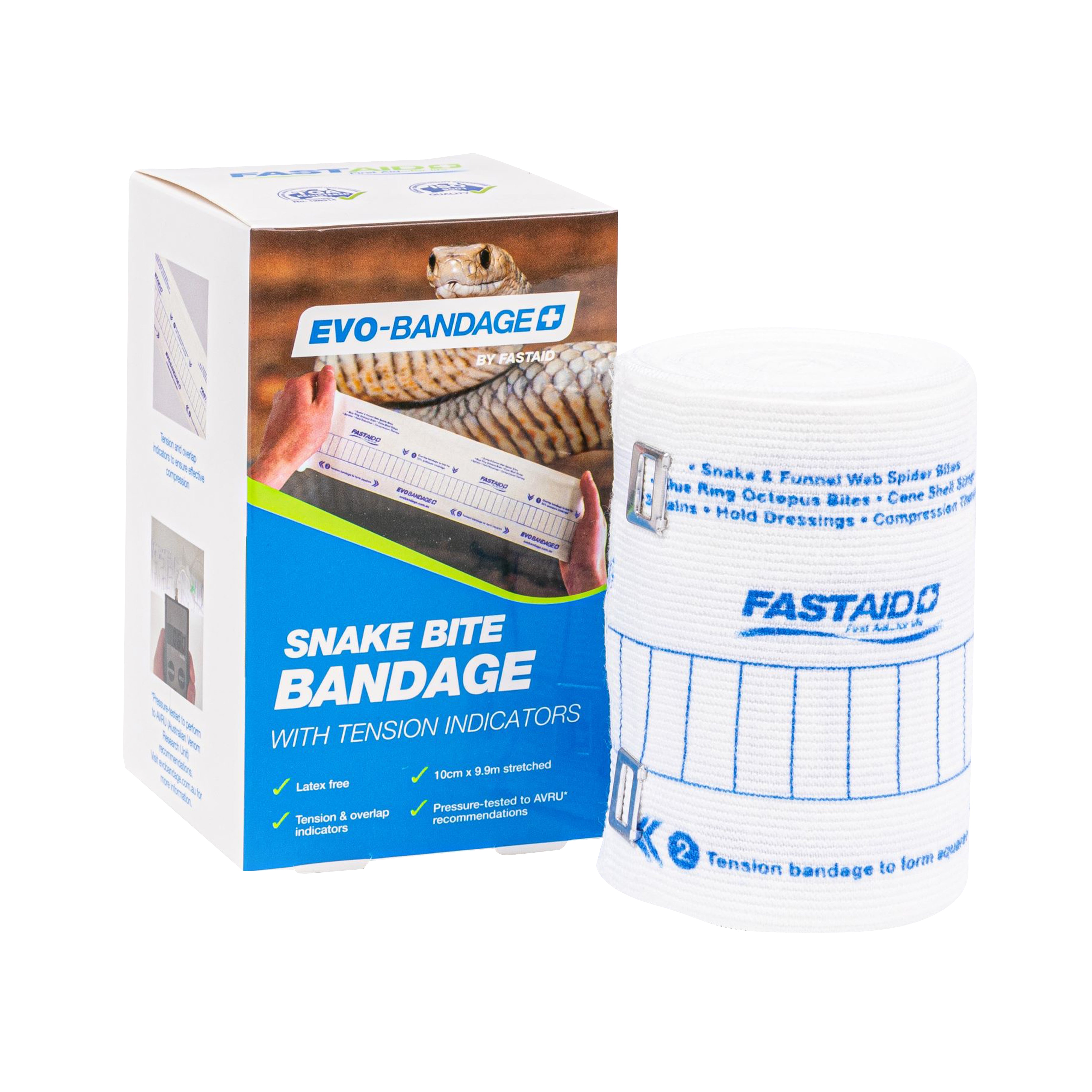FastAid Evo-Bandage Snake Bite Bandage With Indicators