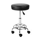 Stool, PU Leather, Stainless Steel Frame