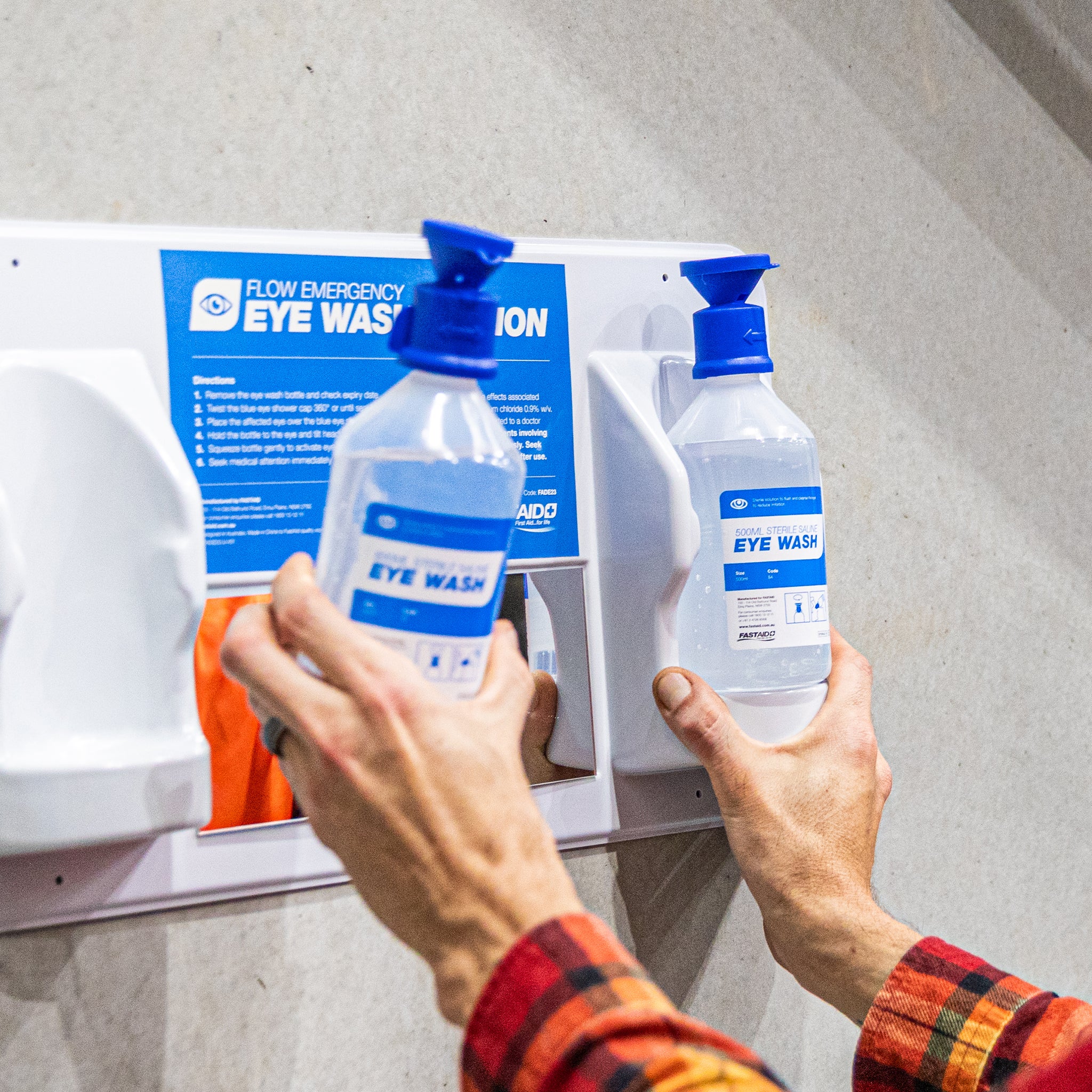 FastAid Flow™ Emergency Eye Wash Station