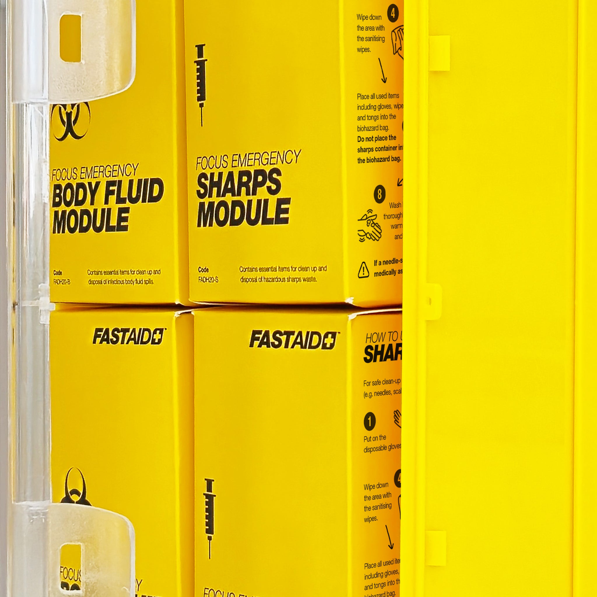 FastAid Focus™ Emergency Biohazard Station