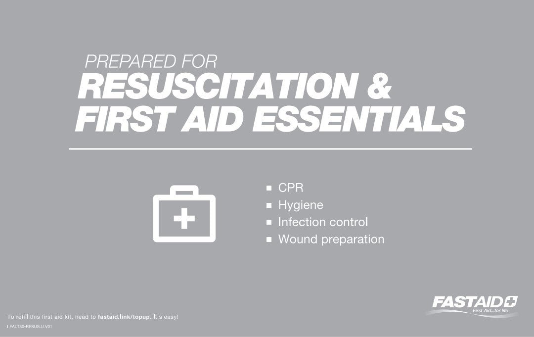 FastAid Replacement Resuscitation & First Aid Essentials Module For R2 Tradies Modular Kit