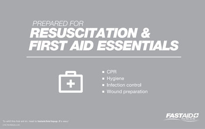 FastAid Replacement Resuscitation & First Aid Essentials Module For R2 Tradies Modular Kit