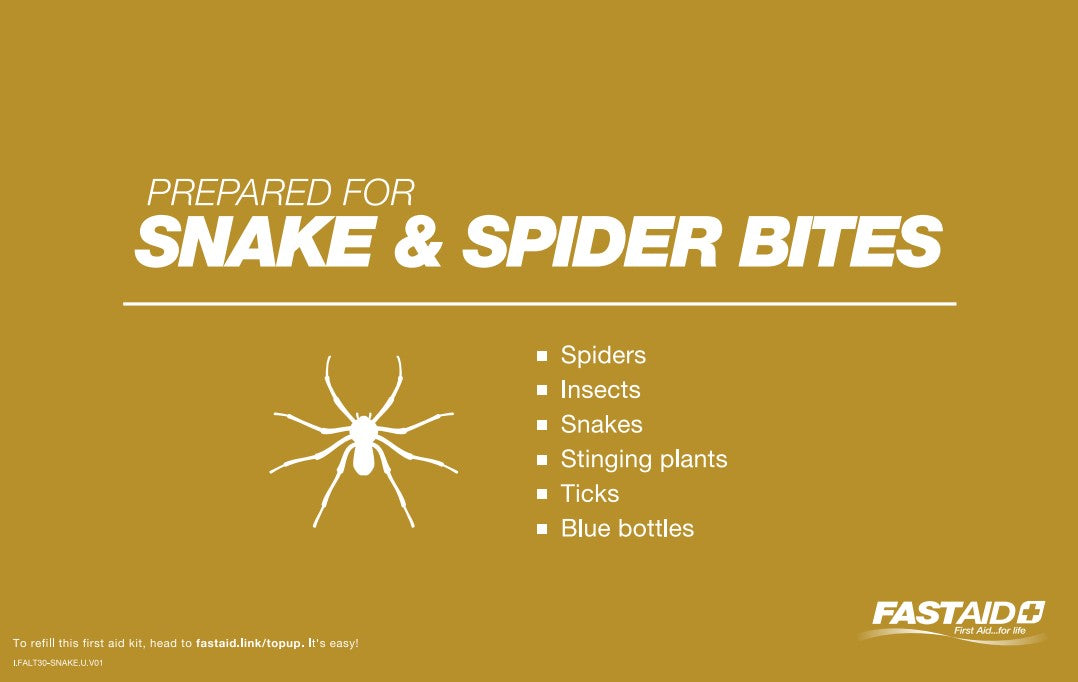 FastAid Replacement Snake & Spider Bites Module For R2 Tradies Modular Kit