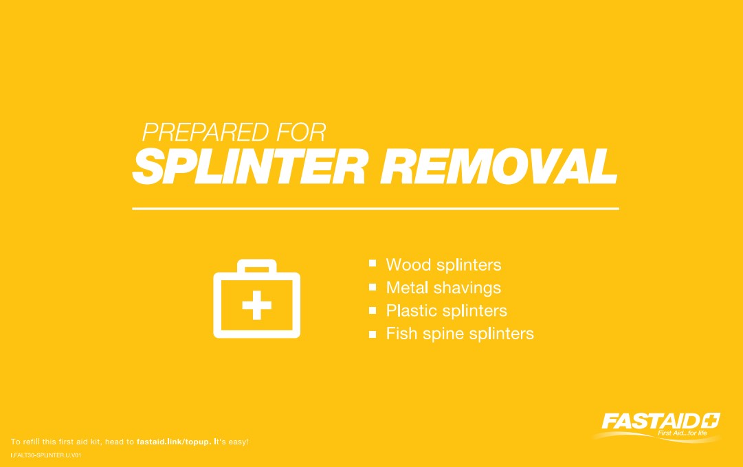 FastAid Replacement Splinter Removal Module For R2 Tradies Modular Kit