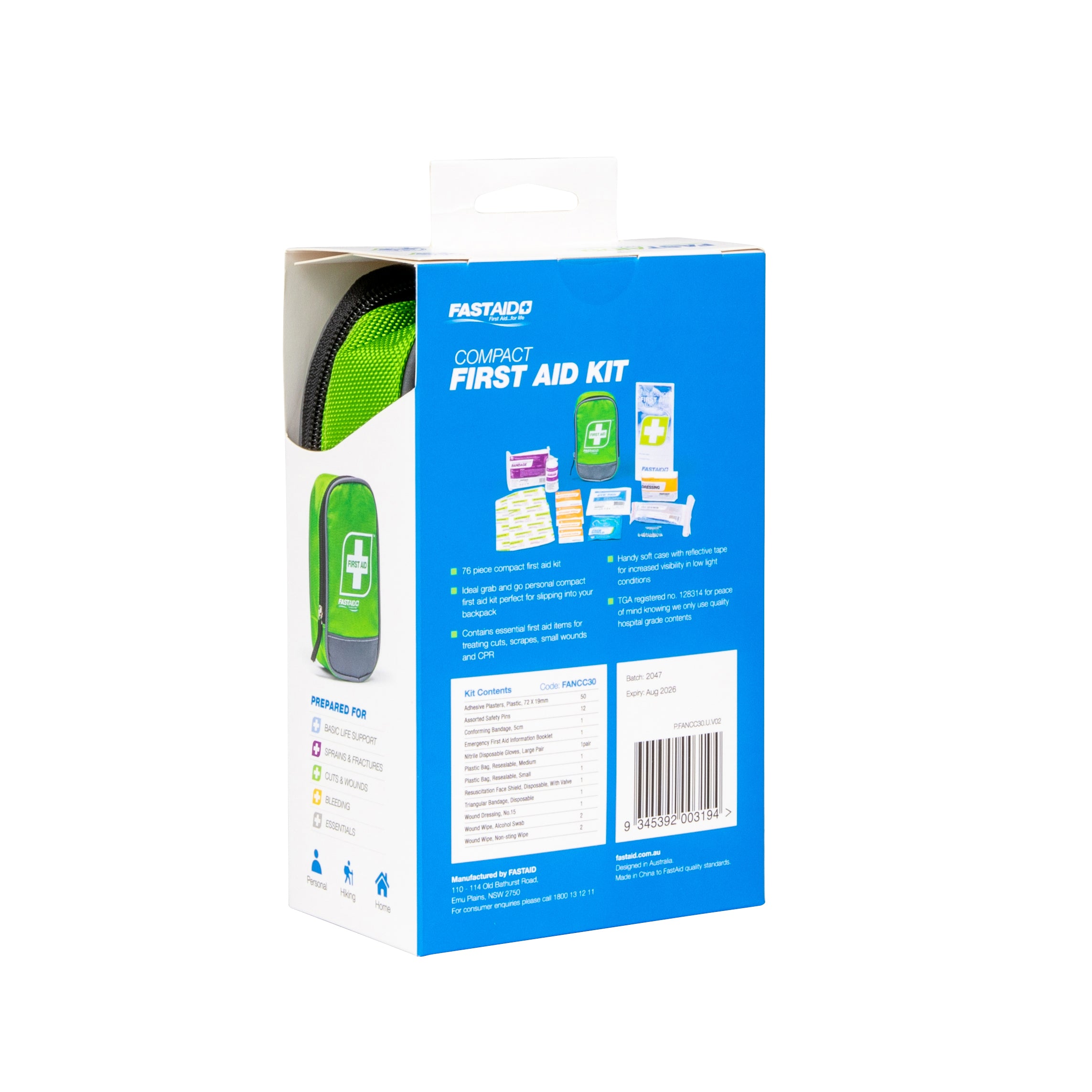 FastAid Compact™ Soft Pack First Aid Kit