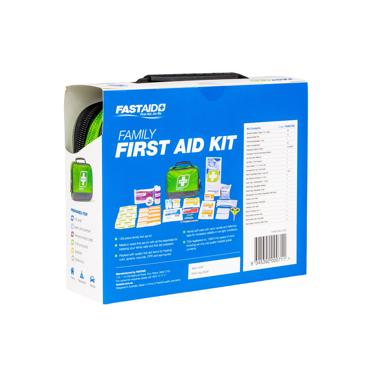 FastAid Family™ Soft Pack First Aid Kit