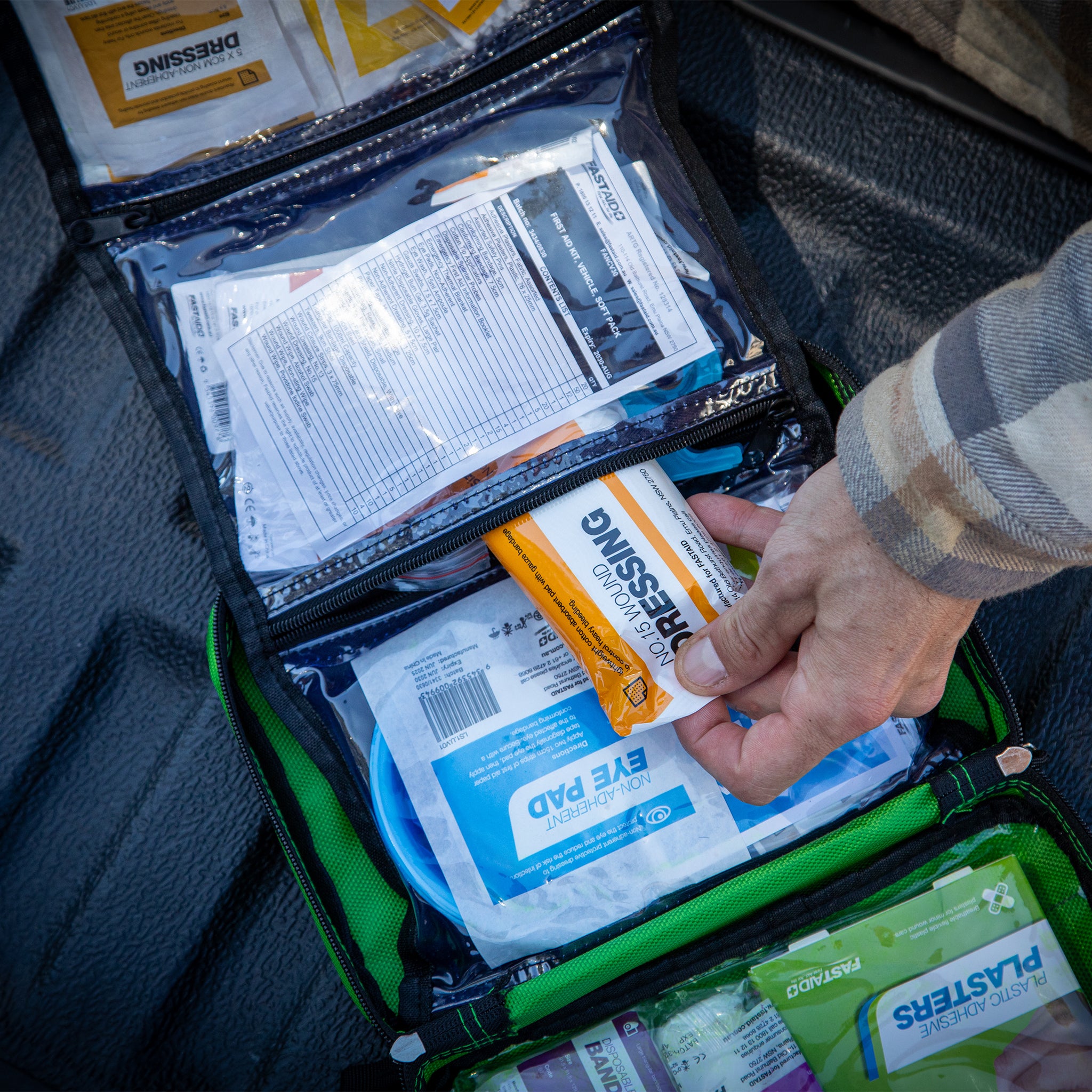 FastAid Vehicle™ Soft Pack First Aid Kit