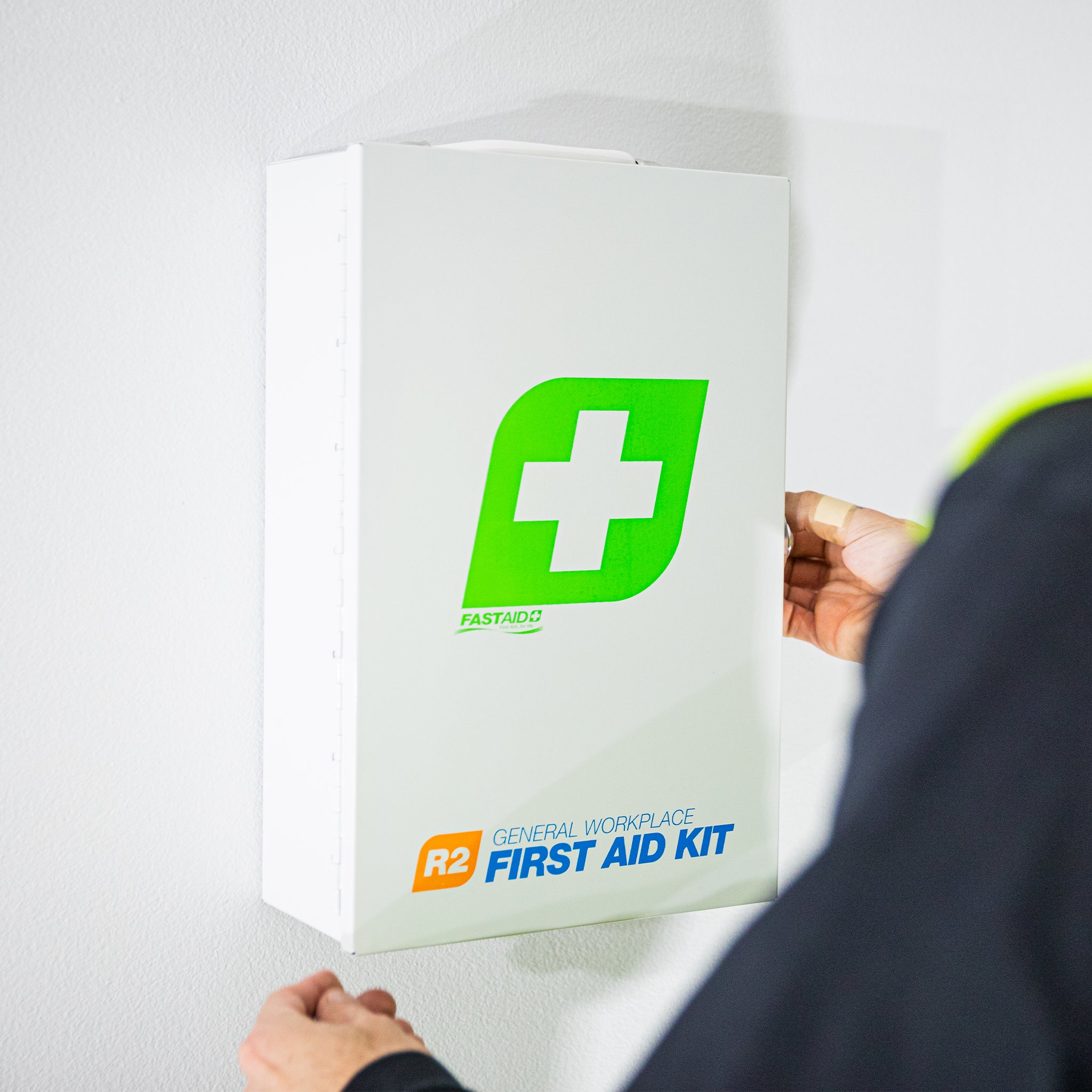 FastAid R2 Workplace Response™ Metal Cabinet First Aid Kit