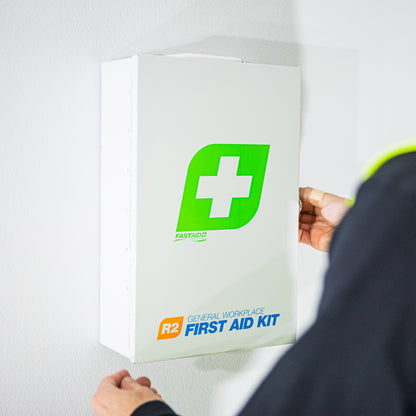 FastAid R2 Workplace Response™ Metal Cabinet First Aid Kit