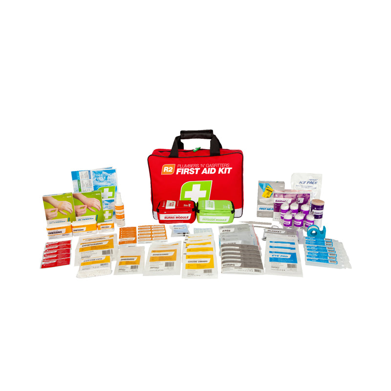 R2 Plumbers & Gasfitters First Aid Kit, Soft Pack