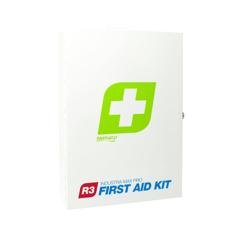 FastAid R3 Industra Max Pro™ Metal Cabinet First Aid Kit