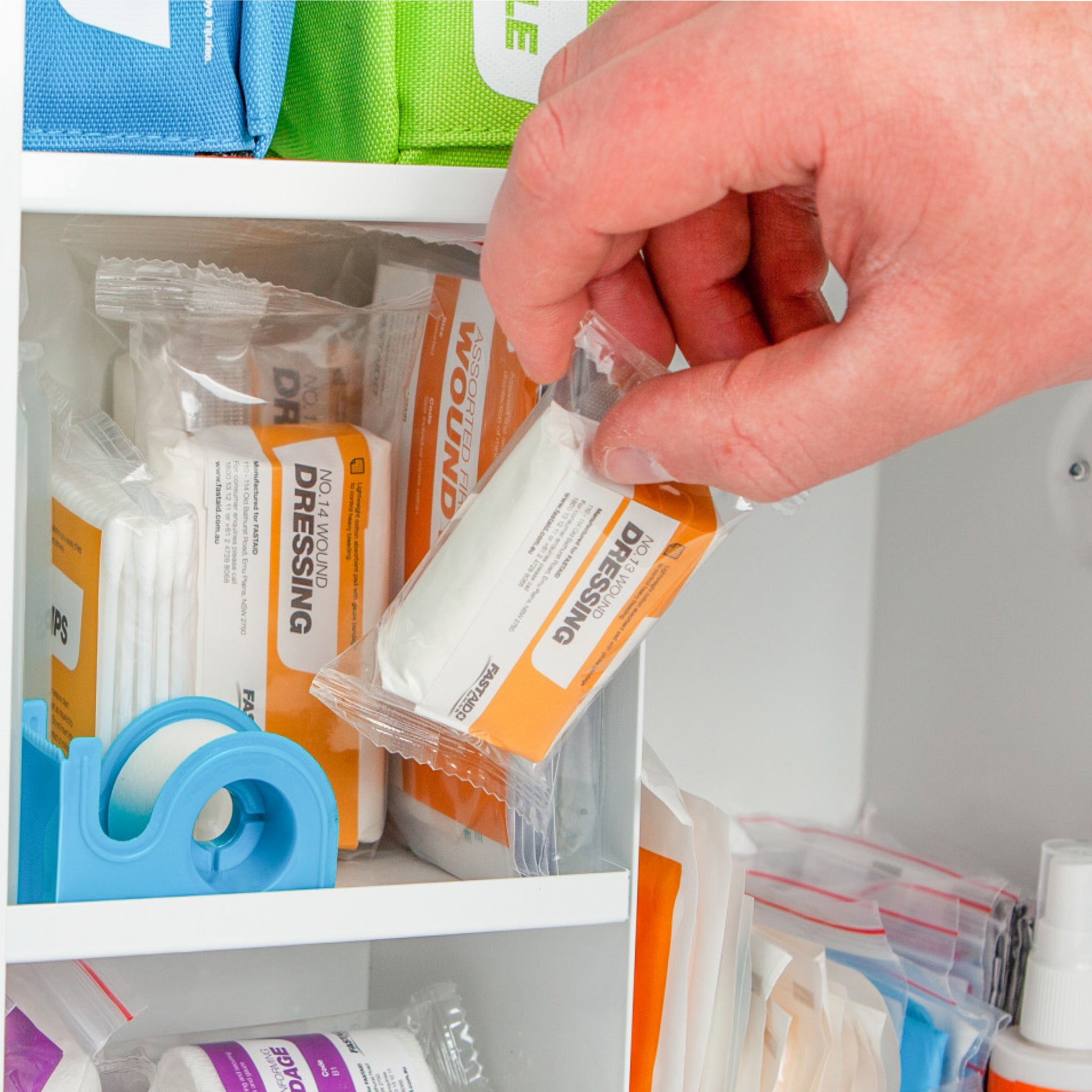 FastAid R4 Constructa Medic™ Metal Cabinet First Aid Kit