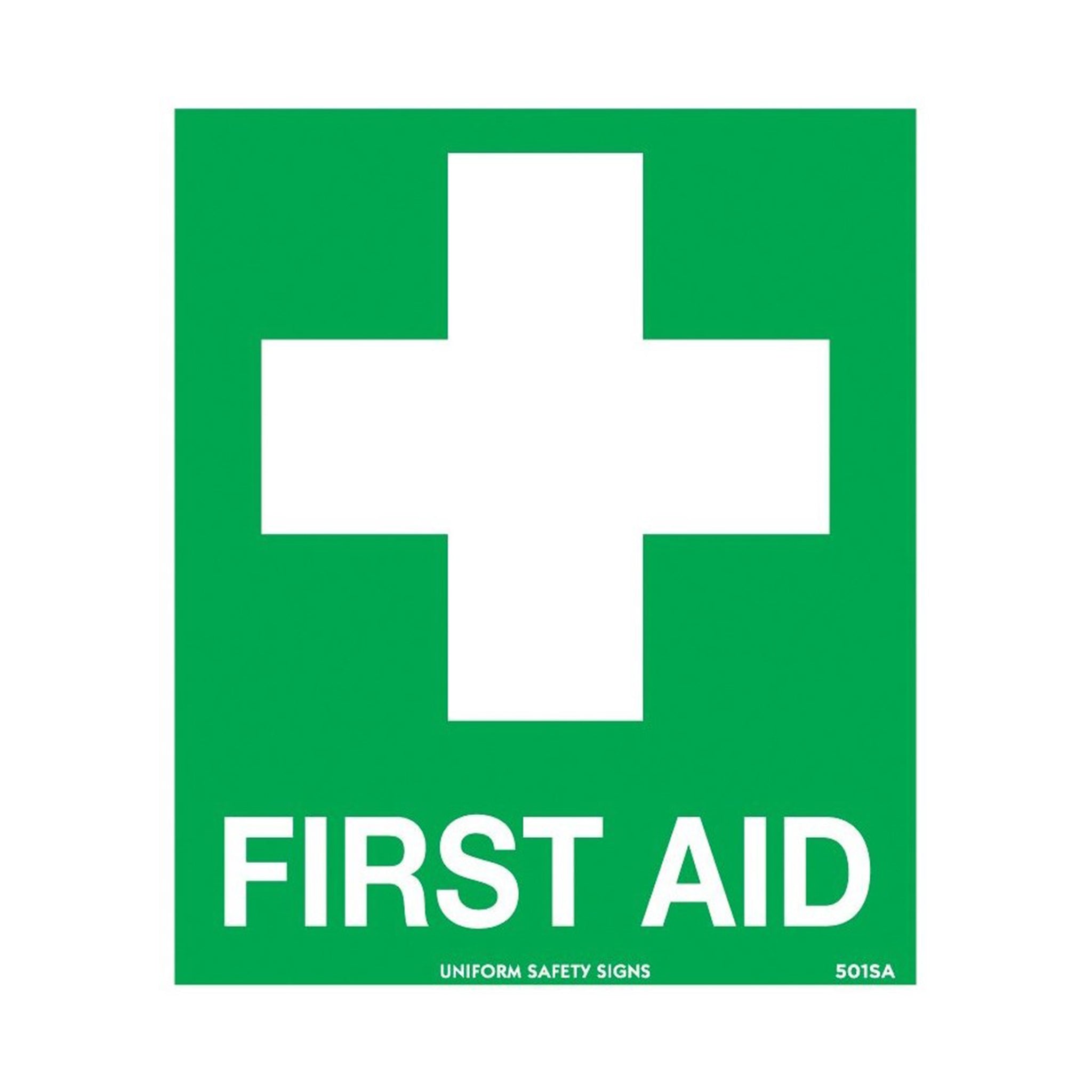 FastAid First Aid Sticker 120 x 140mm 4pk