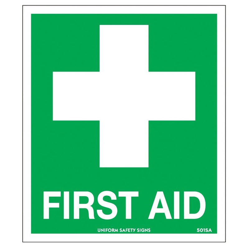 FastAid First Aid Sticker 120 x 140mm 4pk