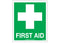 First Aid Kit Sticker, 120 x 140mm, 4pk