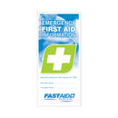 FastAid Emergency First Aid Information Booklet 50pk