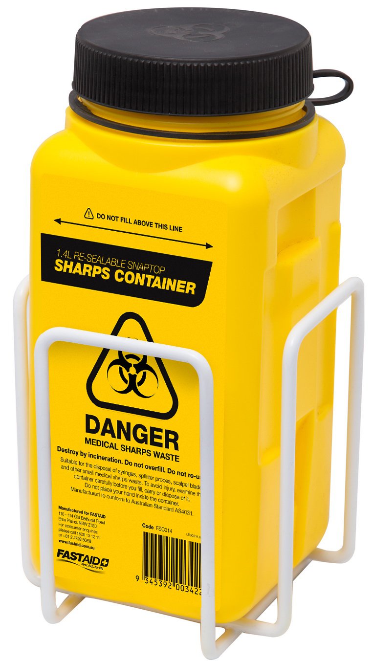 FastAid 1.4L & 1.8L Sharps Container Bracket