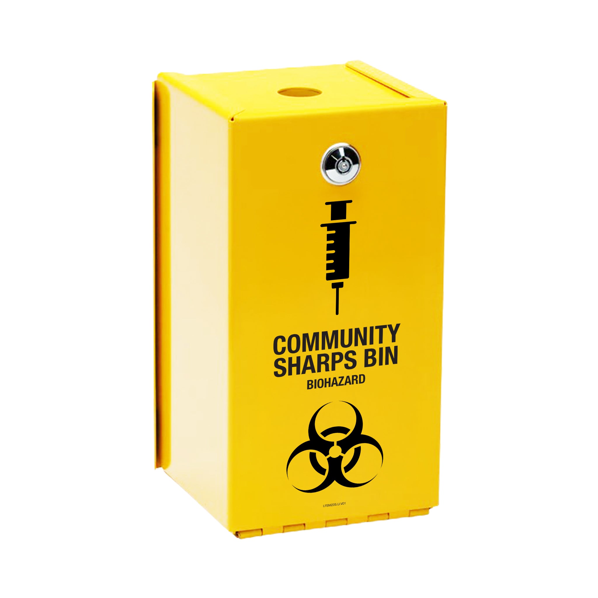 FastAid 5L Metal Sharps Safe