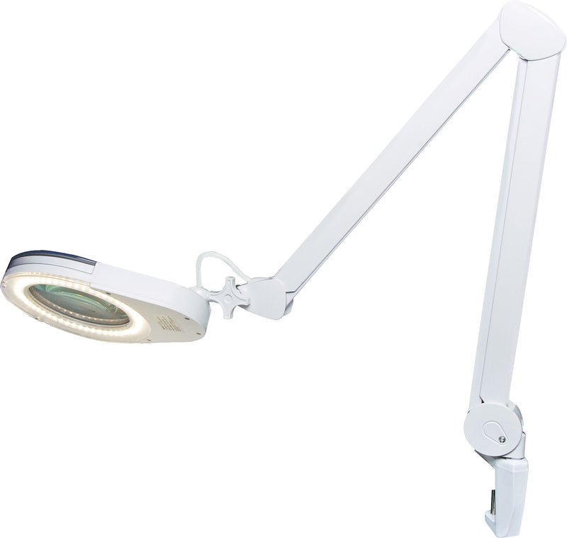 LED Desk Mount Magnifying Lamp, 130mm, 5 Diopter