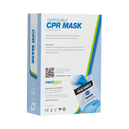 FastAid R1 Disposable CPR Mask