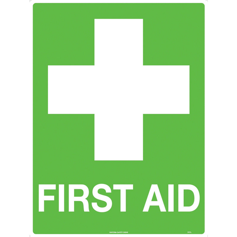 FastAid First Aid Sign 600 x 400mm