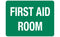 First Aid Room Sign, 600 x 450mm
